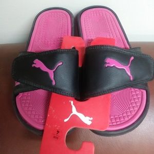 PUMA Cool Cat Slide Sandal Sz 4Y